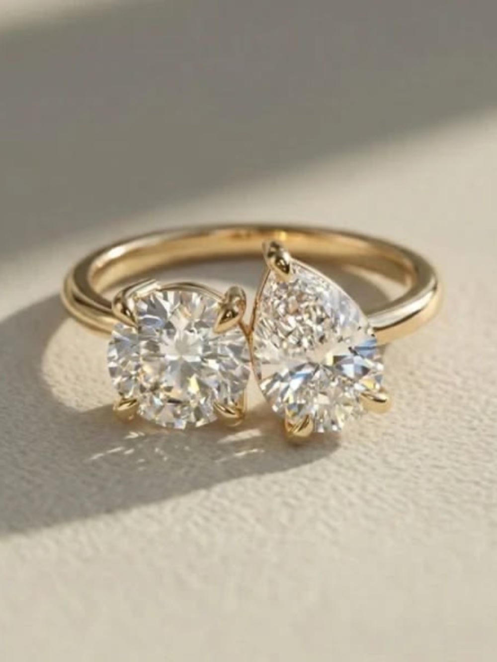 1.5ct toi et moi ring